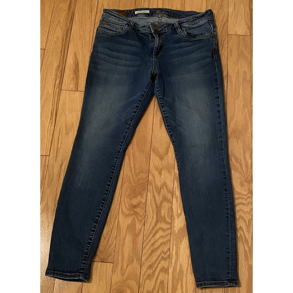 Kut From the Kloth Low Rise Crop Toothpick Skinny Jeans Womens size 8 Short 8P